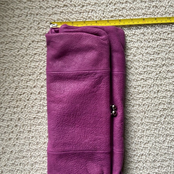 Cocinnelle fold over clutch, brand new, never used. Fuchsia. With dust bag - Picture 8 of 9